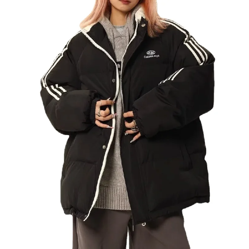 Women's Side Stripe Coat Quilted Hybrid Jacket