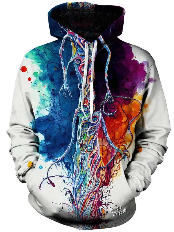 Elated Expansion Unisex Hoodie Hoodie with Hem Detail Decorative Unique