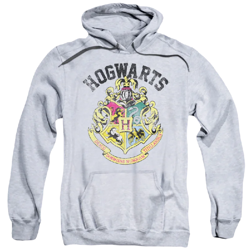 Harry Potter Hogwarts Crest - Pullover Hoodie Over Sleeve Pullover