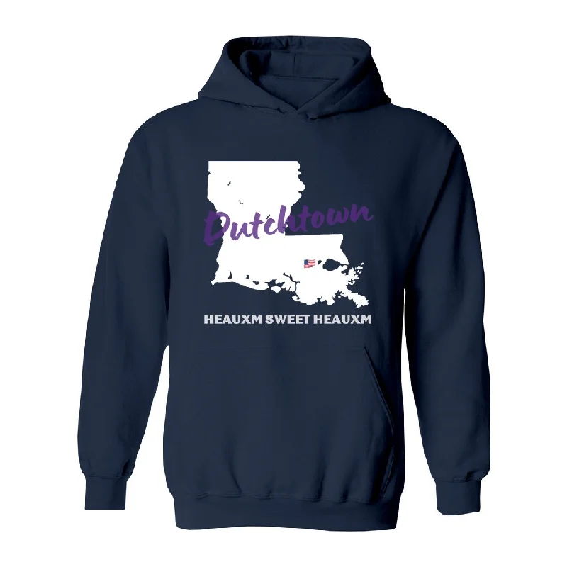 Heauxm Sweet Heauxm Heavy Blend Pullover Hoodie - Dutchtown - White Textured Knit Design