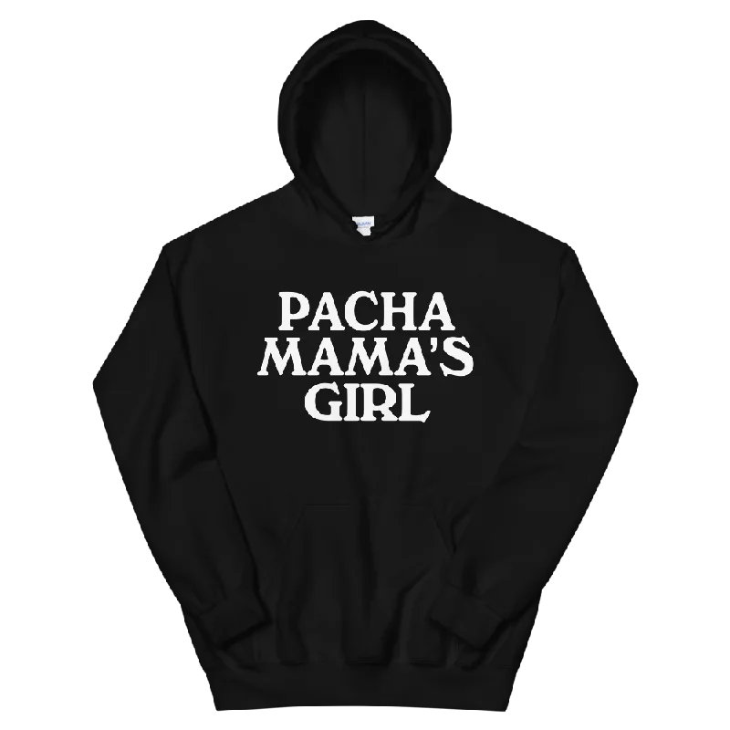 Pachamama's Girl Graphic Hoodie Hoodie with Stripes Bold Sporty