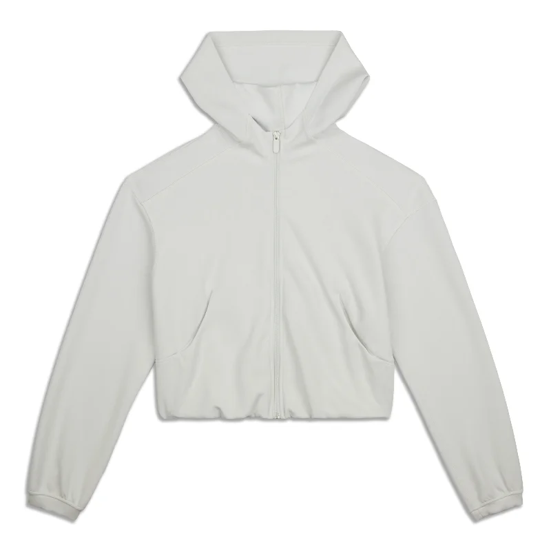 Softstreme Full-Zip Hoodie - Resale Hoodie with Exposed Zipper Edgy Industrial