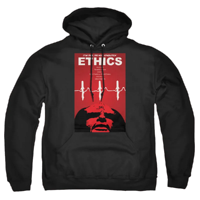 Star Trek The Next Generation Tng Season 5 Episode 16 - Pullover Hoodie Cold Shoulder Design Star Trek The Next Generation Tng Season 5 Episode 16 - Pullover Hoodie Cold Shoulder Design