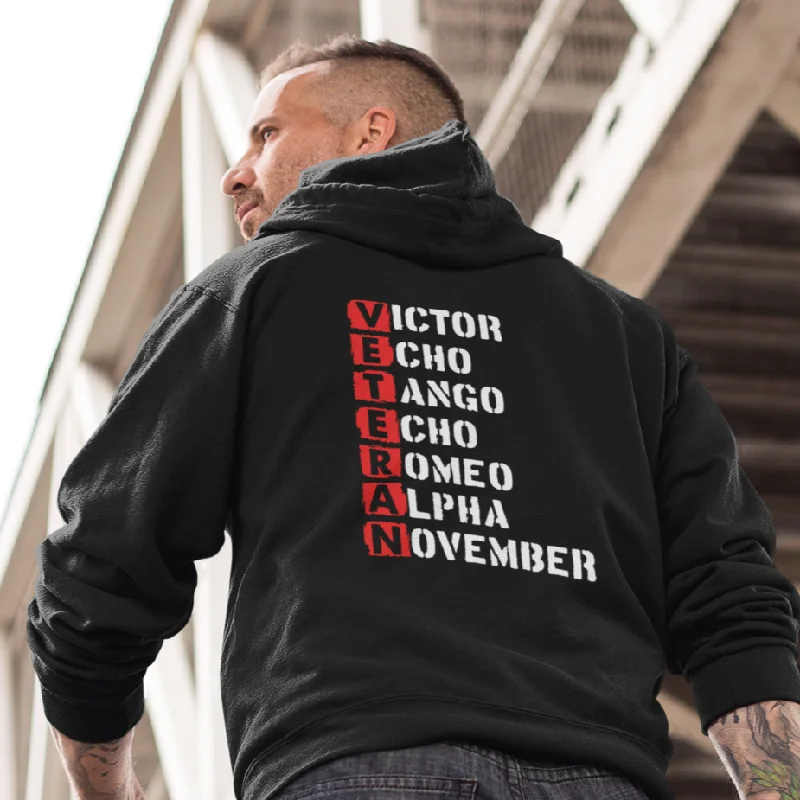 Veteran Heavy Blend Pullover Hoodie Blouson Sleeve Pullover