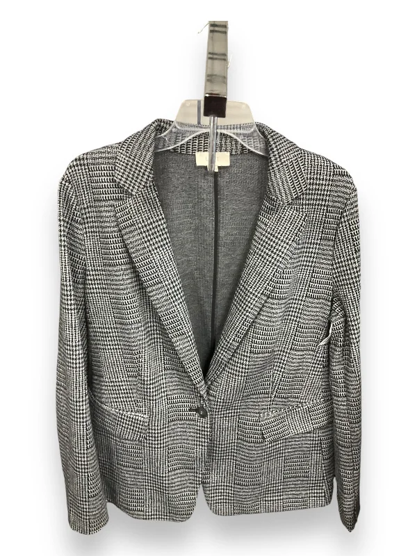Blazer By Loft In Black & White, Size: L Women's Warm Suit