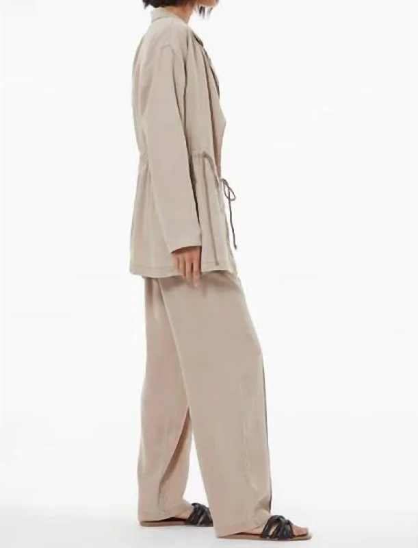 Cabana Blazer In Camel Women's Fashion Blazer